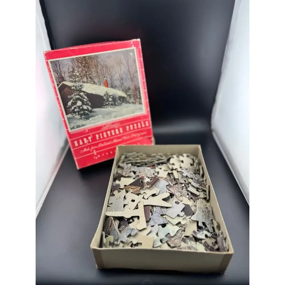 Vintage Hart Picture Puzzle - Adirondacks